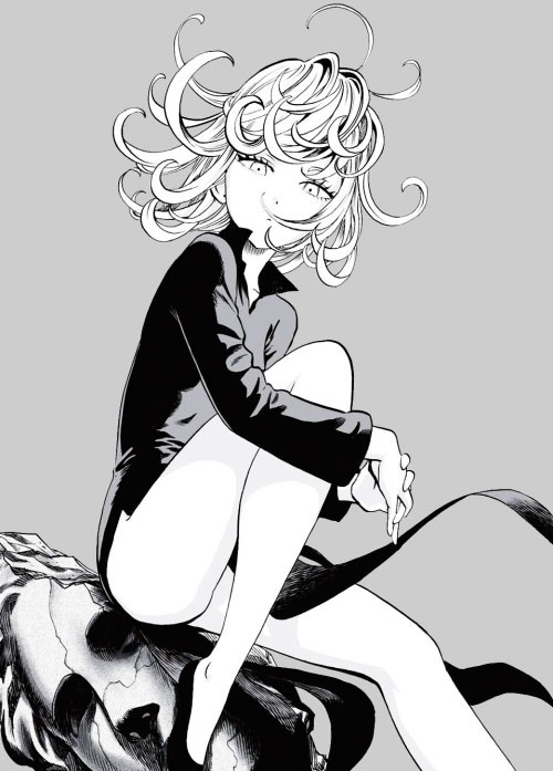 Tatsumaki levitating