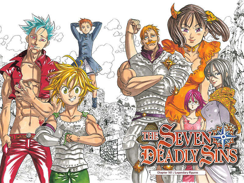 A great variety of characters in The Seven Deadly Sins