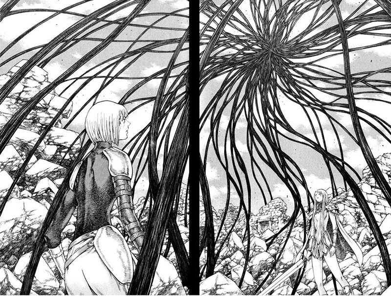 The illustration from Claymore