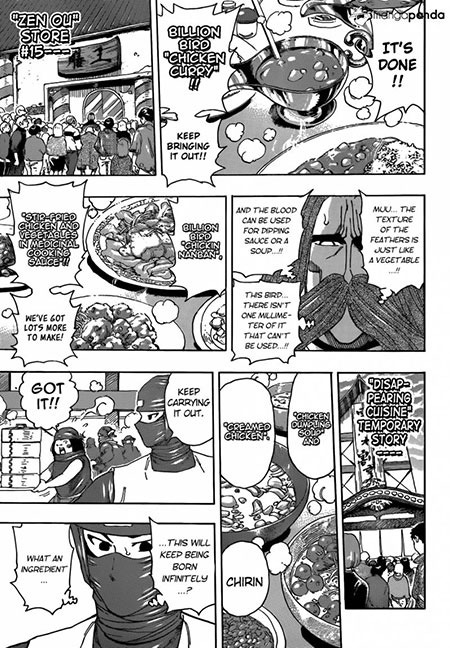 Drawings featuring food in Toriko