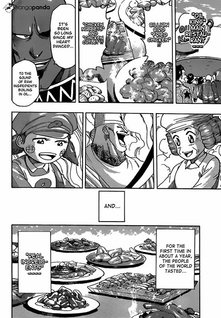 Drawings featuring food in Toriko