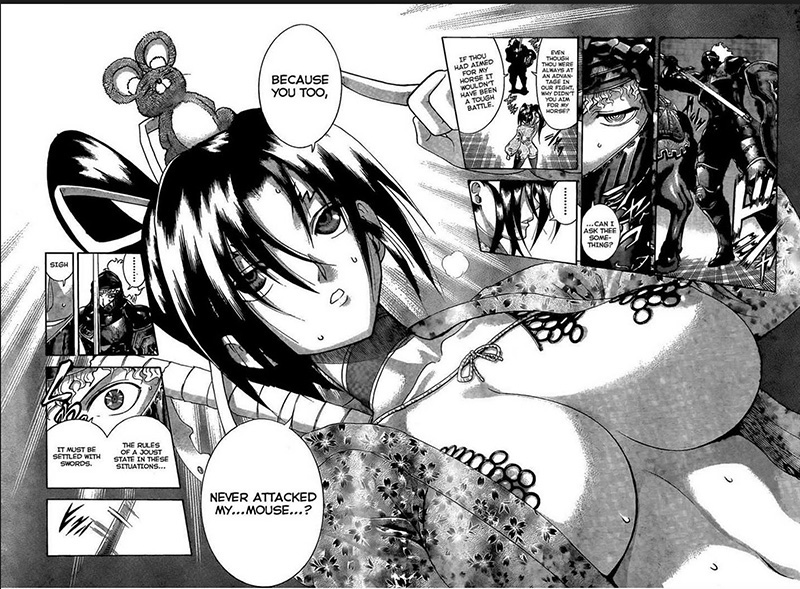 Ecchi elements in History’s Strongest Disciple Kenichi