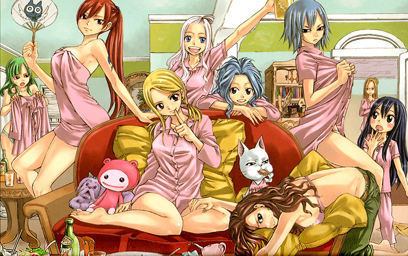 The girls from Fairy Tail