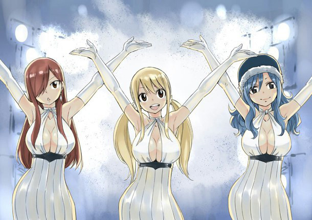 The illustration from Fairy Tail