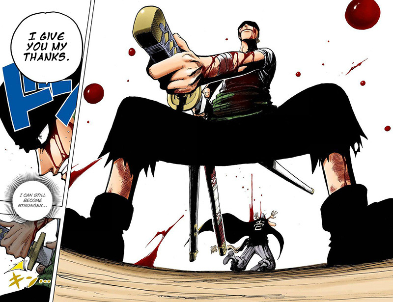 Zoro using the Ittoryu technique