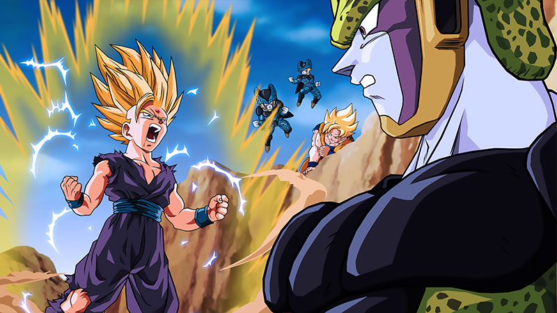 The illustration from Dragon Ball 4