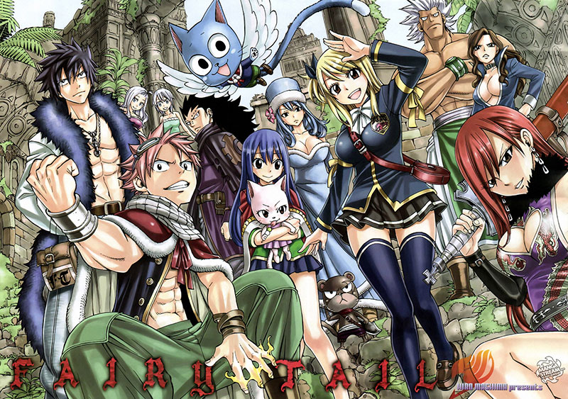 The illustration from Fairy Tail 1