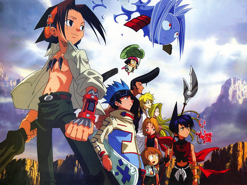 The illustration from Shaman King 1