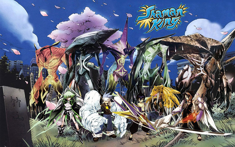 The illustration from Shaman King 4