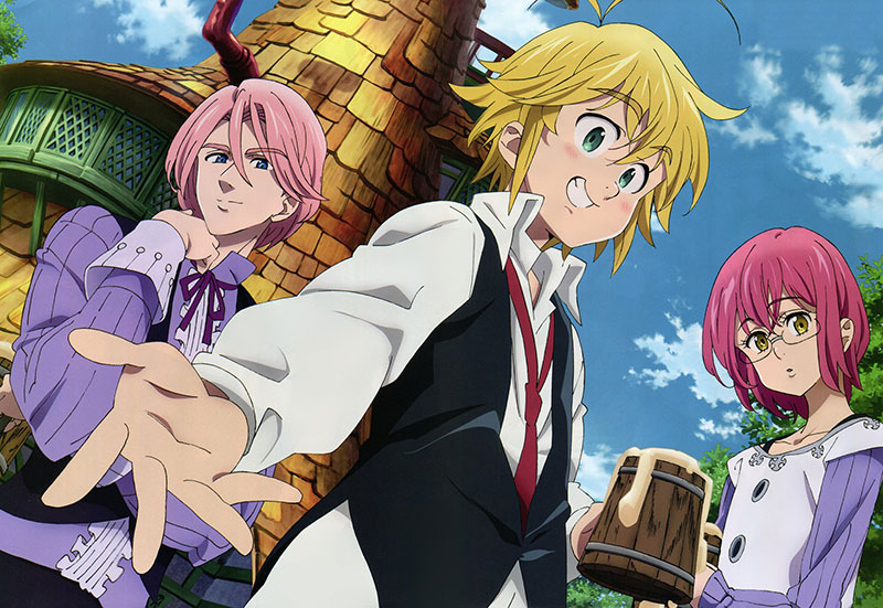 The illustration from The Seven Deadly Sins 1